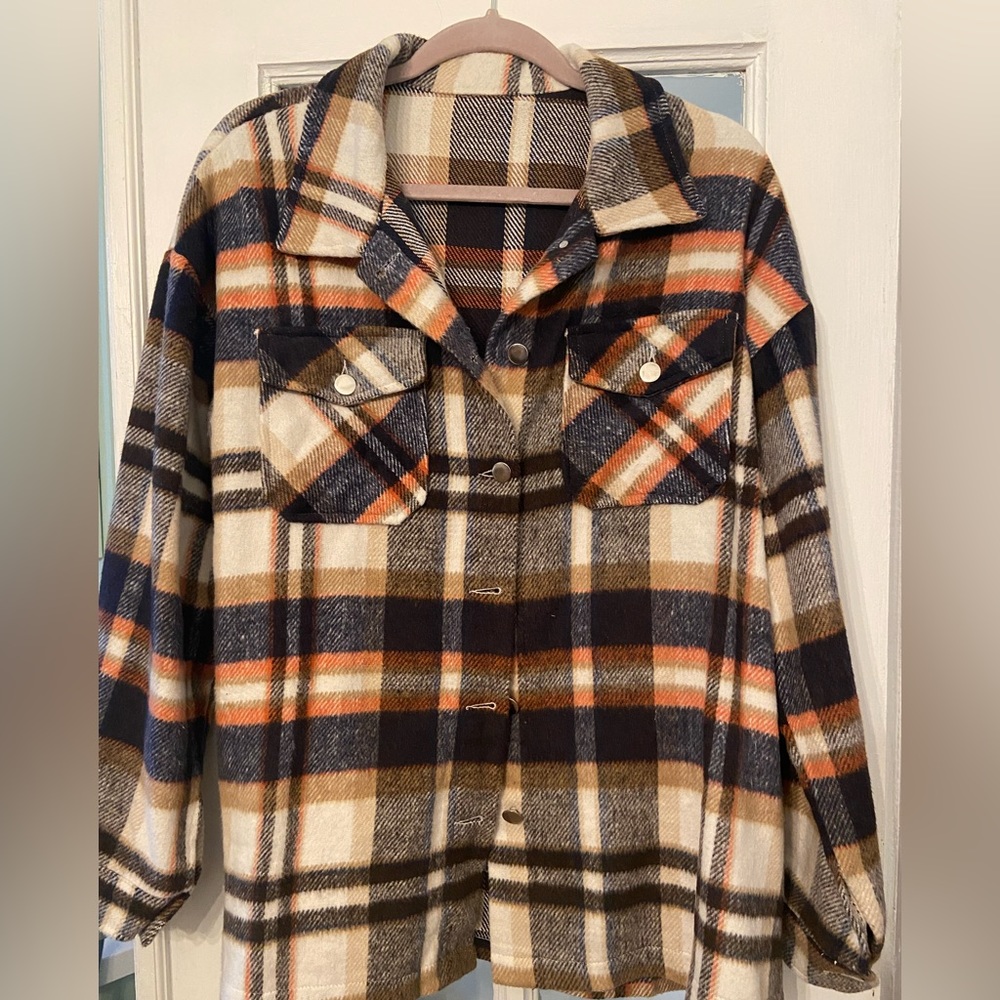 Soft plaid shirt, size XL